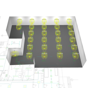 Standard interior lighting design for TAVAN BAKHSHI University class 